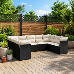 Confident Choice: 9 Piece Outdoor Sofa Set