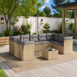 Concise and Stylish 10 Piece Garden Sofa Set