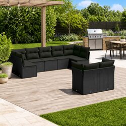 9-Piece Garden Sofa Set for Outdoor Relaxation