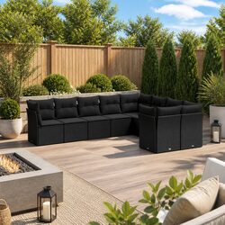 Effortless Style with a 9 Piece Garden Sofa Set
