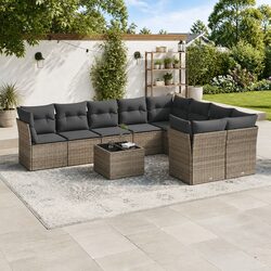10-Piece Garden Sofa Set for Outdoor Relaxation