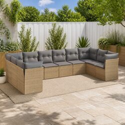10-Piece Outdoor Sofa Set: Stylish and Practical