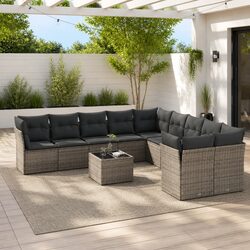 11-Piece Outdoor Sofa Set