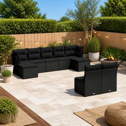 9-Piece Modular Garden Sofa Set