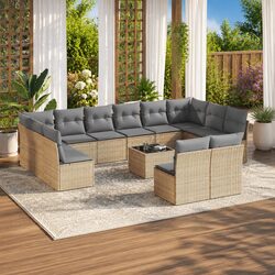 Compact and Stylish 13 Piece Garden Sofa Set