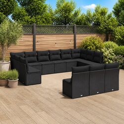 Compact 13 Piece Garden Sofa Set for Easy Setup