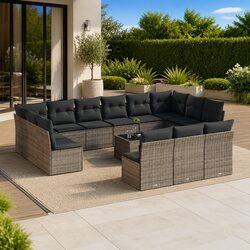 Compact and Stylish 14-Piece Garden Sofa Set