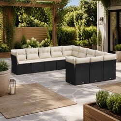 Compact 11 Piece Garden Sofa Set for Outdoor Comfort