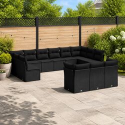 Stylish 13 Piece Garden Sofa Set with Storage Solutions