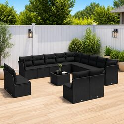 14 Piece Modular Garden Sofa Set for Outdoor Comfort