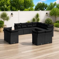 Compact and Comfortable Garden Sofa Set - 11 Pieces