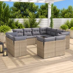 11-Piece Garden Sofa Set for Outdoor Relaxation