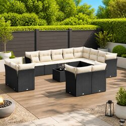 Compact and Stylish 13 Piece Garden Sofa Set