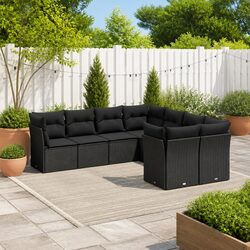 Compact and Stylish 8-Piece Garden Sofa Set