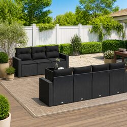 8 Piece Sectional Sofa Set: Compact and Functional