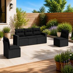 5-Piece Modular Outdoor Sofa Set - Stylish and Practical