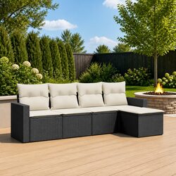 5 Piece Modular Outdoor Sofa Set