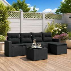 6-Piece Modular Outdoor Sofa Set - Stylish and Easy