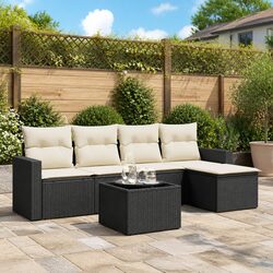 Compact and Stylish 6-Piece Outdoor Sofa Set