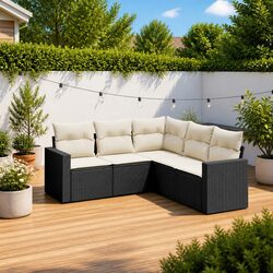 Compact and Comfortable 5 Piece Outdoor Sofa Set