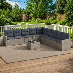 10 Piece Outdoor Sofa Set