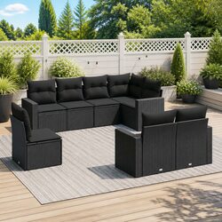 Compact and Comfortable 8 Piece Sectional Sofa Set