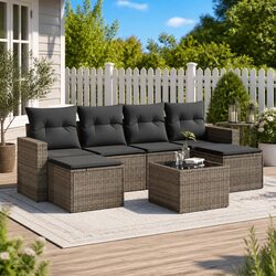 7 Piece Garden Sofa Set