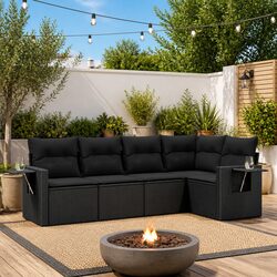 Your New 5 Piece Outdoor Garden Sofa Set Awaits