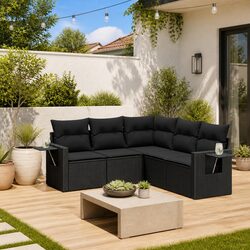5 Piece Modular Garden Sofa Set for Relaxation