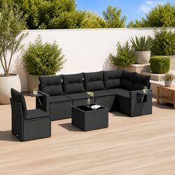 7 Piece Modular Garden Sofa Set: Comfort Meets Style