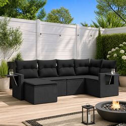 6-Piece Garden Sofa Set for Relaxing Outdoors