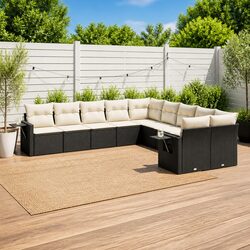 10-Piece Garden Sofa Set — Compact and Easy to Arrange