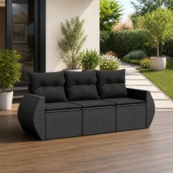 3-Piece Garden Sofa Set - Simple and Stylish