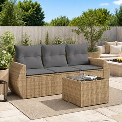 4 Piece Outdoor Sofa Set – Compact and Stylish