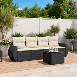 5 Piece Garden Sofa Set for Outdoor Spaces