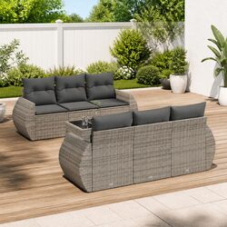 Concise Outdoor 7-Piece Sofa Set for Your Patio