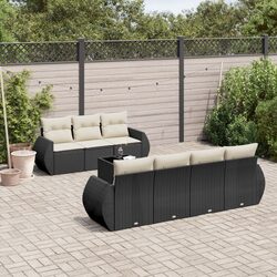 Compact 8-Piece Modular Outdoor Sofa Set