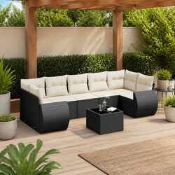 Compact & Stylish 8 Piece Garden Sofa Set for Your Patio