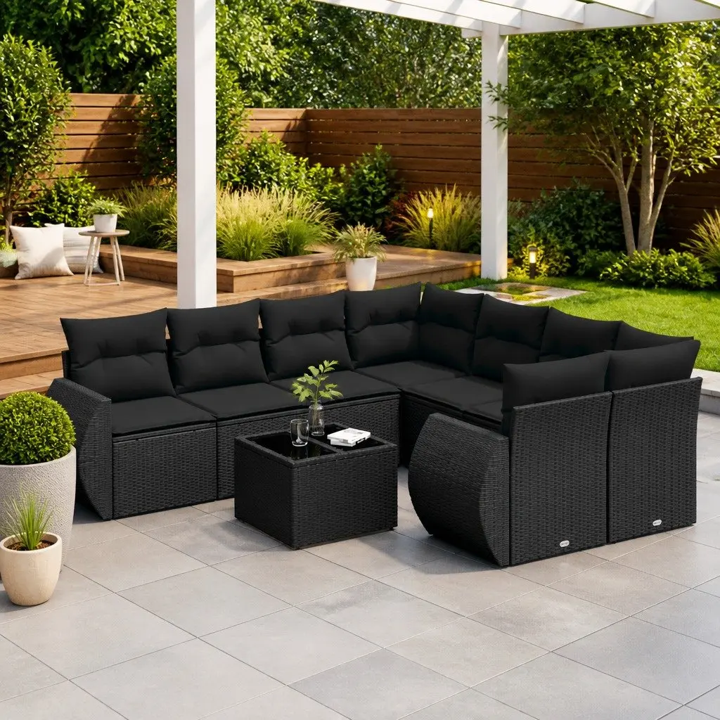 9-Piece Garden Sofa Set