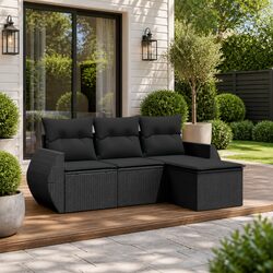 4 Piece Outdoor Sofa Set: Durable and Stylish