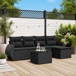 6 Piece Garden Sofa Set
