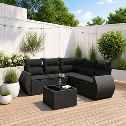 6-Piece Garden Sofa Set: Elegant, Durable, and Modular