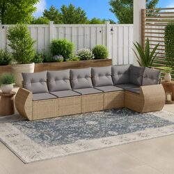 6 Piece Garden Sofa Set: Stylish and Functional