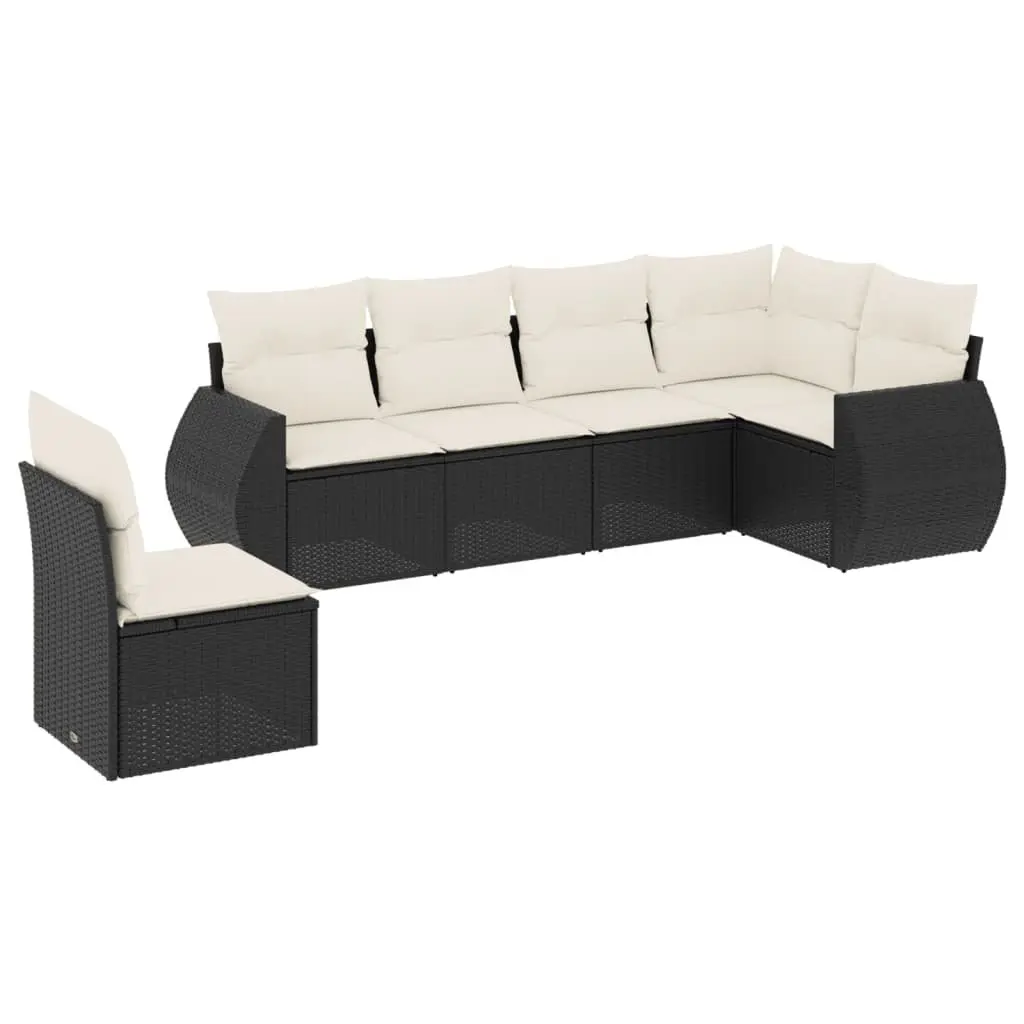 6 Piece Garden Sofa Set for Relaxed Outdoor Living
