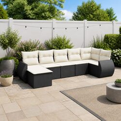 Stylish 8-Piece Outdoor Furniture Set with Storage
