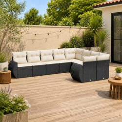 9 Piece Garden Sofa Set