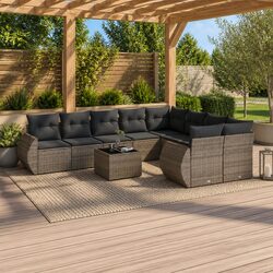 10-Piece Garden Sofa Set: Comfortable and Stylish