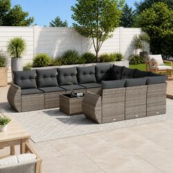 Concise and Stylish 11 Piece Garden Sofa Set