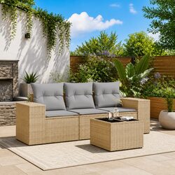 4-Piece Garden Sofa Set: Stylish and Durable