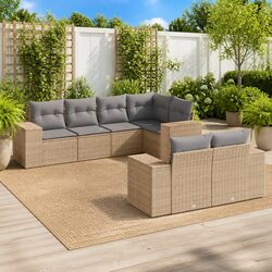 7 Piece Garden Sofa Set: Style Meets Function